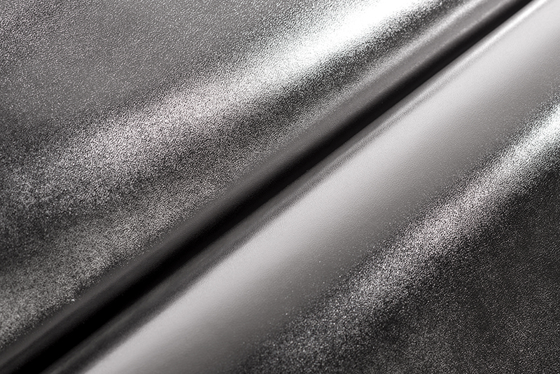 Dark silver metallic leather for shoes and bags - Florence KOOIJMAN